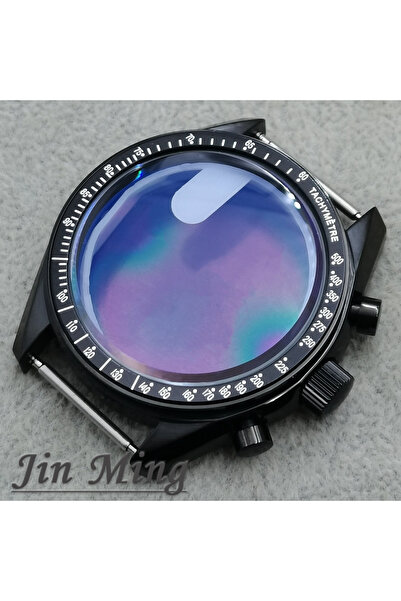 Choice6 a2 Black High Quality VK63 Case 39.7mm Moonswatch Metal Case Chronogr...