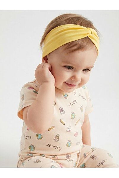 Babygiz ربطة شعر قطنية ممشطة ناعمة ومرنة للأطفال والرضع لا تترك أثراً