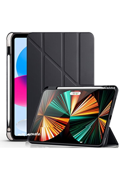 m.tk moveteck Lenovo Idea Tab Plus 12.1 inç TB361FU Uyumlu Kılıf Kalem Bölmel...