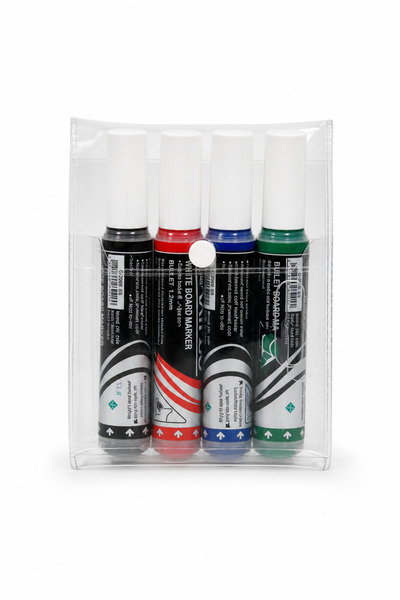 Pentel Whiteboard Marker MWL6 4 Colours Set