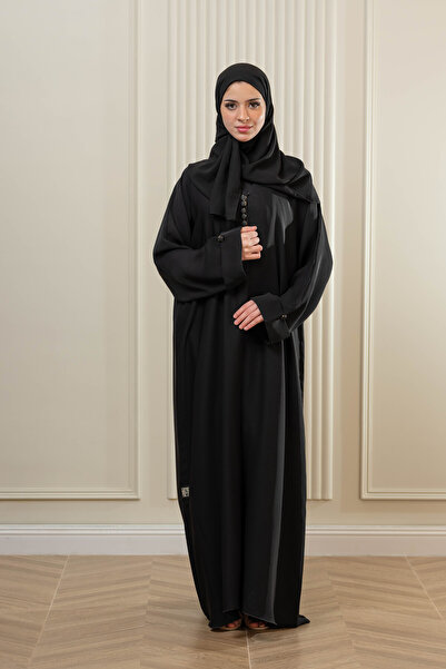 LAVİNİA Lavinia Women's Abaya, Plain Cut Internet Cloth Fabric.