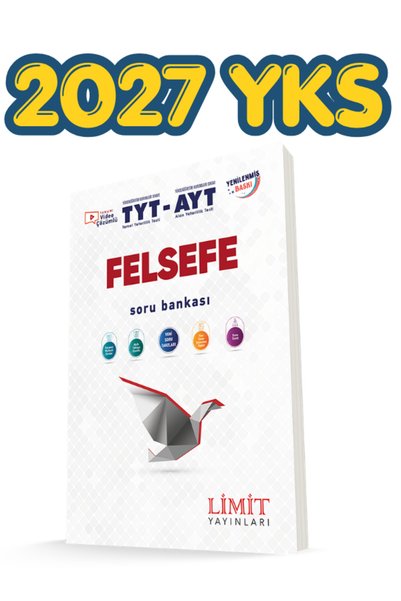 Limit Yayınları Limit TYT - AYT Felsefe Soru Bankası 2027 YKS
