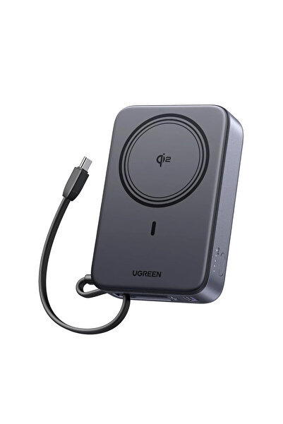 Ugreen Zapix 20.000 mAh MagSafe Wireless Hızlı Şarj Powerbank, Dahili 30W USB...