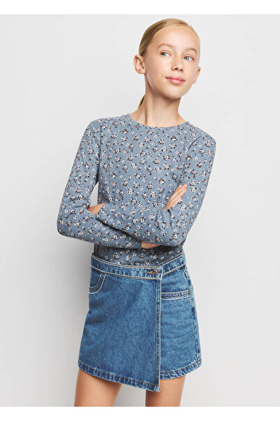 MANGO Kids Denim pantolon etek