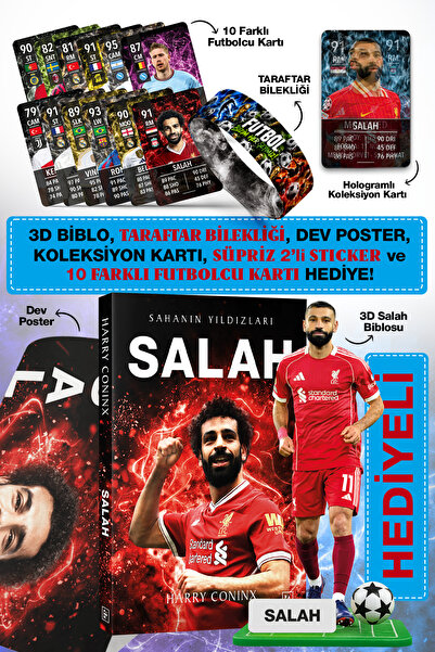 Parodi Yayınları Mohamed Salah Futbolcu Kitabı Hediyeli Set - 3D Biblo, Maske...