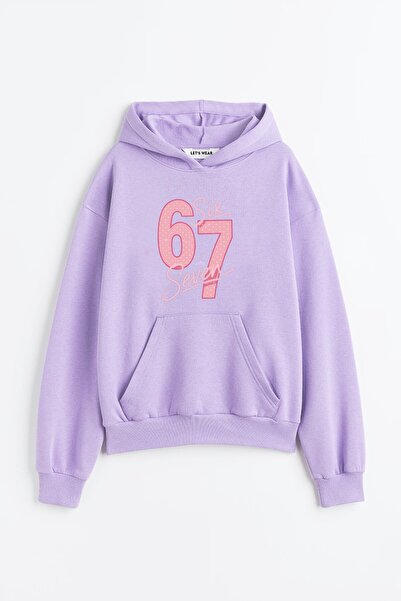 Let's Wear 67 سويت شيرت مطبوع للبنات