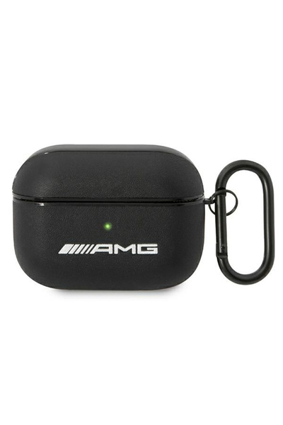 MERCEDES AMG AMAPSLWK Apple AirPods Pro θήκη μαύρο δέρμα
