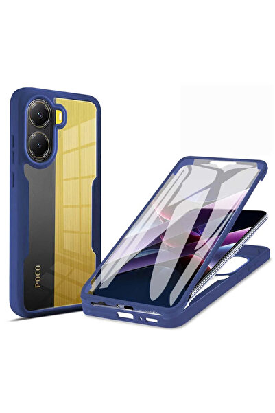 Techsuit ColorVerse Σειρά 360 + Προστατευτικό Οθόνης Xiaomi Poco X7 Pro Μπλε