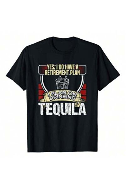 k222 I Have A Retirement Plan On Tequila Lover Vintage Drinker T-Shirt, 220g ...