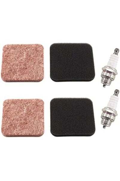 STARSTAR Two air filters with spark plugs for Stihl FS74/75/76/80/85, BG72/75...
