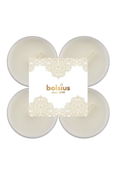 Bolsius Lumanare Pastila Maxi, Dantela Aurie, Vanilie 8 Ore, Bolsius, 8 Bucati
