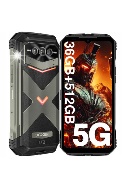 Doogee V MAX Plus 5G 16+20/512 GB, 22000mAh, smartphone, gri