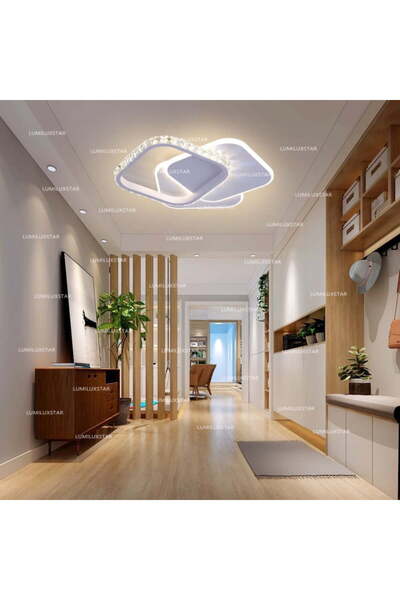 OEM Candelabru LED cu cristale, 30W, pătrat, 3000K/4000K/6000K