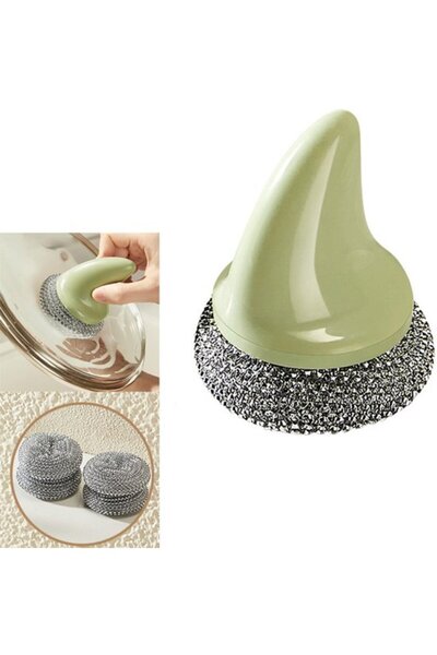 STARSTAR Green dishwashing brush with 4 brush heads