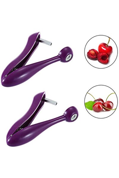 STARSTAR Cherry and olive pitter 2-piece set, suitable for baking, jams, and ...