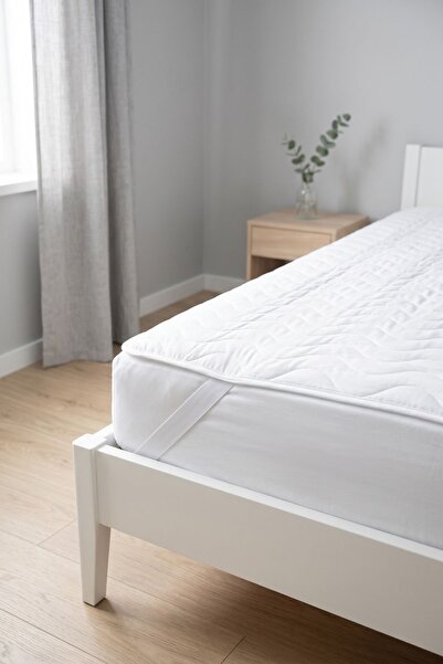 Menderes Home Cotton Collection Double Liquid-Proof Corner Elastic Mattress P...