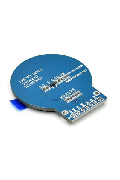 robodünya GC9A01 1.28'' 240x240 Oled Grafik Lcd Ekran - Yuvarlak PCB