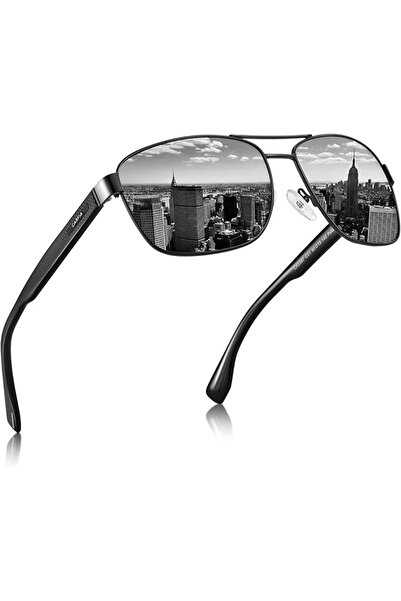 CARFIA Classic Metal Mens Sunglasses - Polarized Sunglasses UV Protection Ace...