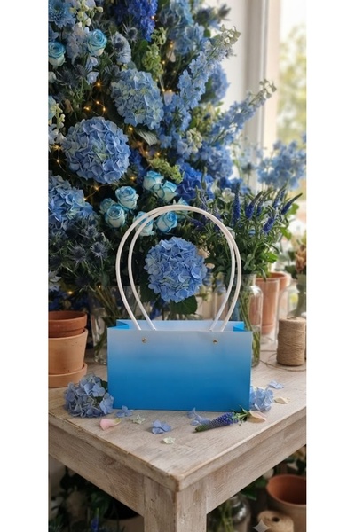 hobidaşım Azure Dream Çiçek Çantası (veya Azure Bloom Lüks Hediye Çantası)