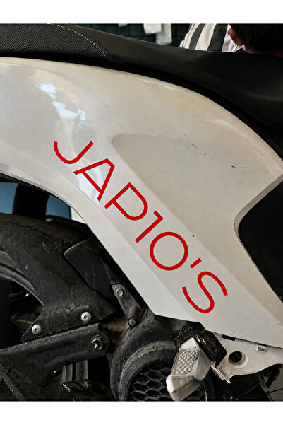 Mavera Stickers ملصق Jap10 (قطعتان) للسيارة والخوذة والكمبيوتر المحمول