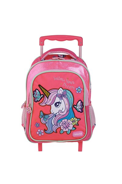 Zâna Casei Troler de grădiniță unicorn fucsia