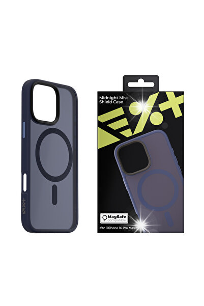 NEXT ONE Husă Mist Shield MagSafe pentru iPhone 16 Pro Max, albastru miez de ...