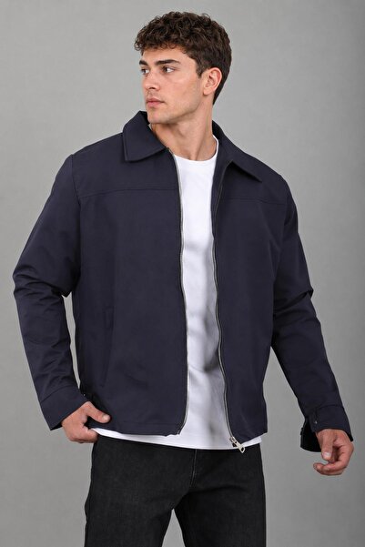 ByTrend Tyson Fabric Collared Zippered Seasonal Coat Pldp 3034_60396-1