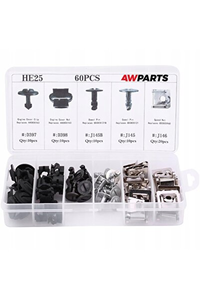 OEM Set 10 Piese Cleme De Fixare, Pentru Capacul Motorului, Volkswagen, Audi,...