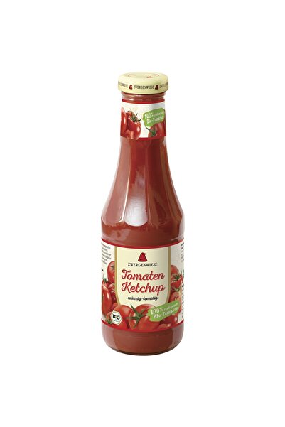 Zwergenwiese Ketchup de roșii, fără gluten, bio, 500ml