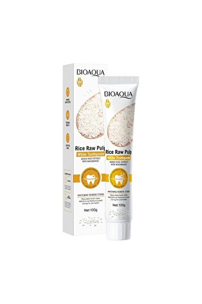 Bioaqua Rice Extract & Niacinamide Anti-Stain Whitening Toothpaste |   Premiu...
