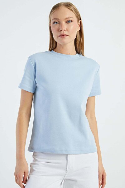 Fulla Moda Casual T-Shirt Basic Crew Neck