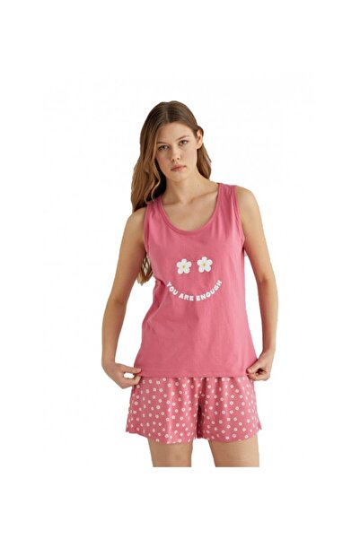 NBB LINGERIE Γυναικεία Καλοκαιρινή Πιτζάμα Ροζ 67995, Μέγεθος XL