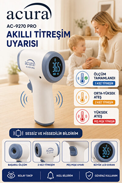 Acura AC-9270 PRO Titreşimli Profesyonel Ateş Ölçer