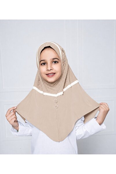 Linda Hijab Girls Kids Hijab Olive Green | Rayon & Cadenza Modest Islamic Hea...
