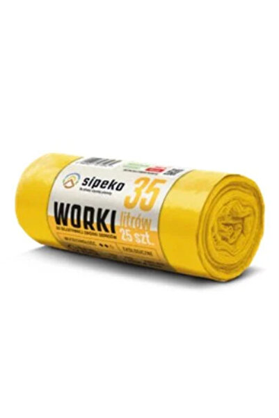 Sipeko Издръжливи LDPE торби за боклук, 35 литра, 50 x 60 см, 20 микрона, 25 ...