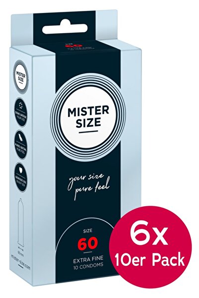 Mister Size Dimensiune Mister 60Mm 6Xpack Of10, Albastru