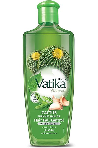 Vatika Ayurveda Vatika Naturals Cactus Enriched Hair Oil 300 ml | Vitamin A,E...