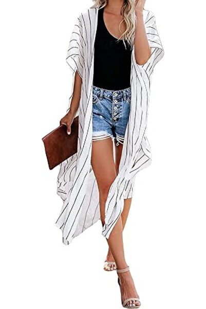 Moss Rose Women's Beach Cover up Swimsuit Kimono Cardigan with Bohemian Flora...