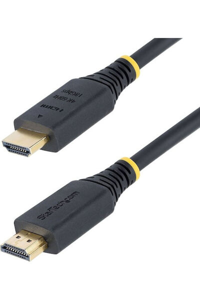 startech Καλώδιο HDMI 2.0 Premium Υψηλής Ταχύτητας 4K 60Hz HDR HDMI Αρσενικό ...