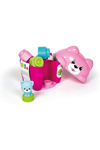 Baby Clementoni Clementoni Soft Clemmy- Cat Bucket With Blocks Toy(7 PCS)- Fo...