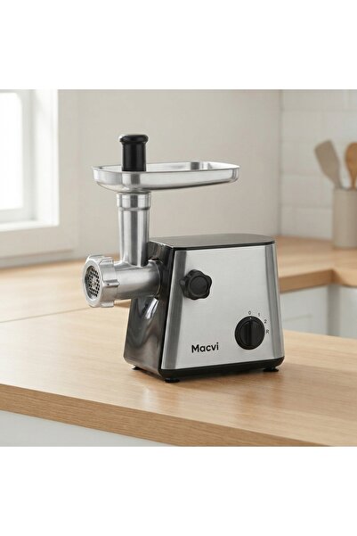 DeaL Mașină de tocat carne electrică din oțel inoxidabil 800W cu 2 viteze — R...