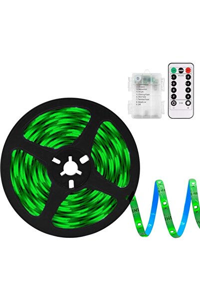 echosari Battery Powered Led Strip Lights with Remote Warm White, 8 Modes, Di...