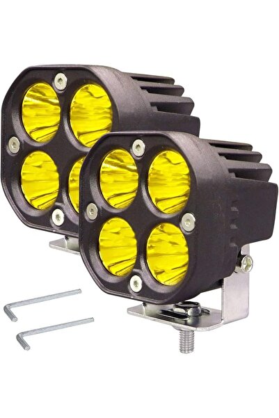 Allextreme مصباح ضباب EX40WF2 بـ 4 مصابيح LED فائق السطوع مع شعاع ضوئي موضعي ...