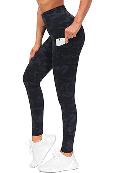 THE GYM PEOPLE womens Capri Leggings | Tummy Control, Deep Side Pockets, Squa...