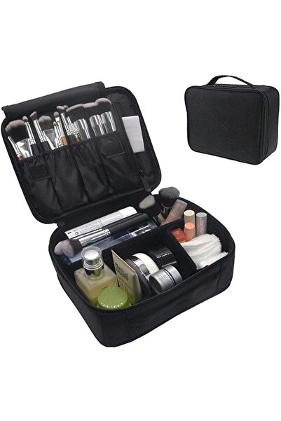 Other Travel Makeup Bag Toiletry Train Case Cosmetic Organizer Make Up Storag...