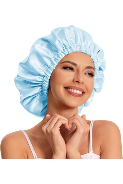 Edoneery Satin Bonnet for Sleeping - Silk Hair Bonnet for Women With Natural ...