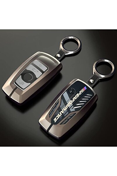 GENERAL غطاء حافظة مفاتيح السيارة من سبيكة أفلوروكي من Phmnkl لسيارات BMW الف...