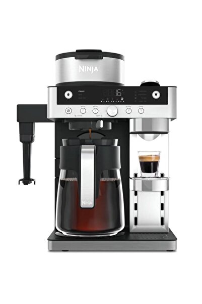 NINJA CFN802EU Prestige DualBrew Espresso Machine, 1550W, 1.8L, 19 Bar, 2-in-...