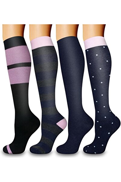 Bluemaple 4 Pack Leggings for Women Butt Lift High Waisted Tummy Control No S...