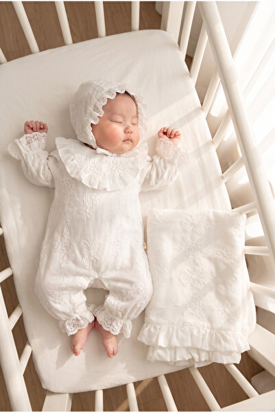 Mert Baby طقم خروج من المستشفى مكون من 4 قطع مصنوع من القطن العضوي بنسبة 100%...